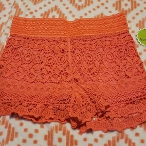 NWT❤  Crochet style shorts